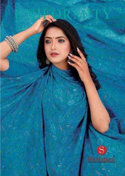 UNIFORMITY BY SUSHMA CRAPE SAREE MANUFACTURER IN INDIA